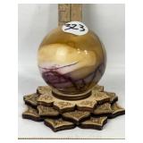 POLISHED MOOKAITE JASPER CRYSTAL SPHERE, 450G