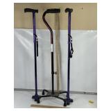 2 HURRICANES, 1 4 LEGGED WALKING CANE