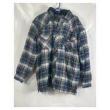 BASIC EDITION XL PLAID FLEECE COAT