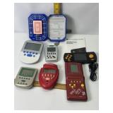BOX OF HANDHELD GAMES, ALL NEED NEW BATTERIES