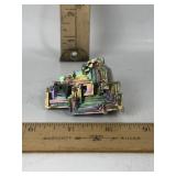 RAINBOW BISMUTH CRYSTAL GEMSTONE FIGURE