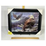 EAGLE TRIPLE IMAGE 3D PICTURE, 18 1/2" X 14 1/2"