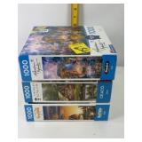 3 - 1000 PIECE JIGSAW PUZZLES