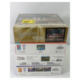4 JIGSAW PUZZLES, 1 NEW NEVER OPENED