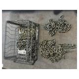SEVERAL HEAVY DUTY HARDEND CHAINS