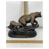 MARC PIERCE MOUNTAIN MATRIARCH RESIN BEAR DISPLAY