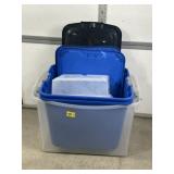 MISC SIZE STORAGE TOTES & LIDS