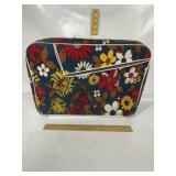 VINTAGE BANTAM TRAVELWARE FLORAL CARRY ON SUITCASE