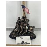 WWII IWO JIMA RESIN VICTORY DISPLAY