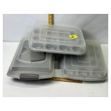 LIKE NEW LIDDED MUFFIN & CAKE TINS