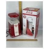 COCA-COLA MILKSHAKE MAKER, POPCORN POPPER