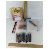 DECORATIVE BALL POINT PENS, GEL PENS