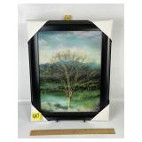 TREE TRIPLE IMAGE 3D PICTURE, 18 1/2" X 14 1/2"