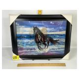 HORSE TRIPLE IMAGE 3D PICTURE, 18 1/2" X 14 1/2"