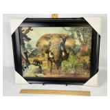 ELEPHANT TRIPLE IMAGE 3D PICTURE, 18 1/2" X 14 1/2