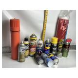 PLASTIC SHEETING, GARAGE CHEMICALS, WD, BLASTER