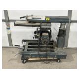 TOOLKRAFT RADIAL ARM SAW, NO BASE, TURNS ON
