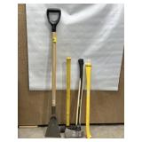 SCRAPPER, SLEDGE HAMMER, AX, HANDLE