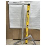 48' DRYWALL T SQUARE, STANLEY LEVEL