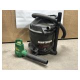 CRAFTSMAN 6GAL SHOP VAC, WEED EATER BLOWER