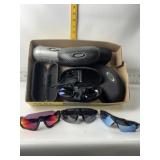 SEVERAL OKALEY SUNGLASSES & CASES