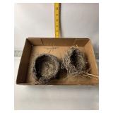 2 BIRD NESTS
