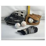 BASEBALL GLOVES & BASEBALLS