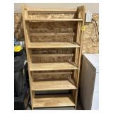 WOODEN SHELF 59' X 28' X 11'