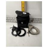2 SETS OF HAND CUFFS & KEYS  IN CARRY CASE