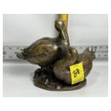 BRASS DUCK SCULPTURE