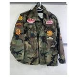 MILITARY COLD WEATHER COAT W/ LINER, SZ LARGE