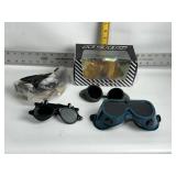 BASEBALL FLIP GLASSES, WELDING GOGGLES, SKI GOGGLE