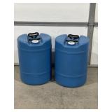 2 - 15GAL EMERGANCY WATER SUPPLY CONTAINERS