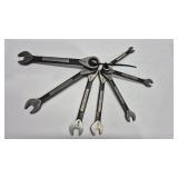 CRAFTSMAN SAE COMBO WRENCH SET W/ RATCHET END