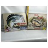 2 METAL FISH TIN TACKERS, 12' X 15'