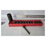 SNAP-ON 1/2' DRIVE IMPACT SOCKETS, WILLIAMS 1-1/4'