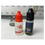 2 SMALL BTLS OF KNIFE OIL, 1 PARTIAL