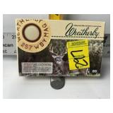 20 RNDS WEATHERBY .257 WBY MAGNUM 100GR AMMO