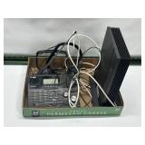 UNIDEN SCANNER, CALIC ROUTER & WIRES
