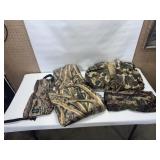 TREBECK & COLUMBIA CAMO RAIN GEAR, LEG GAITERS