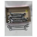SEVERAL LARGE WRENCHES
