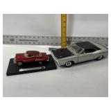 2 DIE CAST CARS, BELAIR, SUPER BEE - DAMAGE