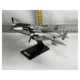 P-38 LIGHTNING WOOD PLANE DISPLAY