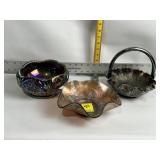 CARNIVAL GLASS PIECES