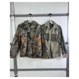 CAMO COAT & JACKET, SZ L & XL