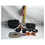 PATCHES, WRIST COMPASS, CASES, FLAG