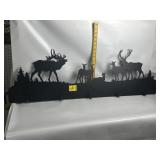 OUTDOORS METAL CUTOUT COAT RACK 40'L