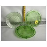 GREEN DEPRESSION GLASS