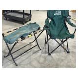 CAMP CHAIR, LUGGAGE RACK/STAND