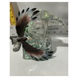 PLASTIC & TIN EAGLE DECOR